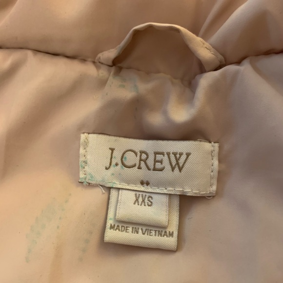 Preppy J. Crew cream quilted jacket - Picture 3 of 4